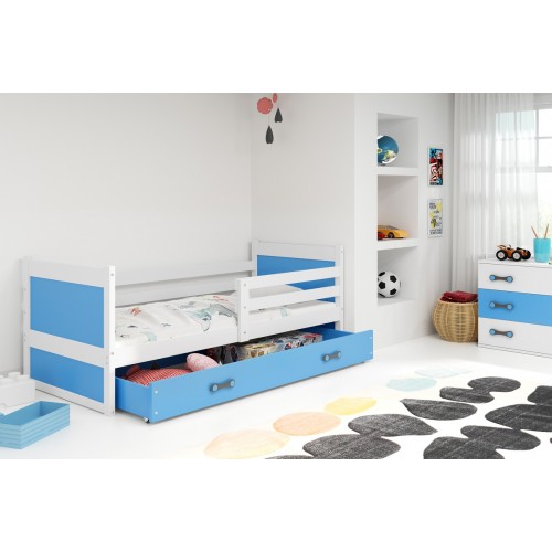 Gulta RICO 90x200 balts/zils